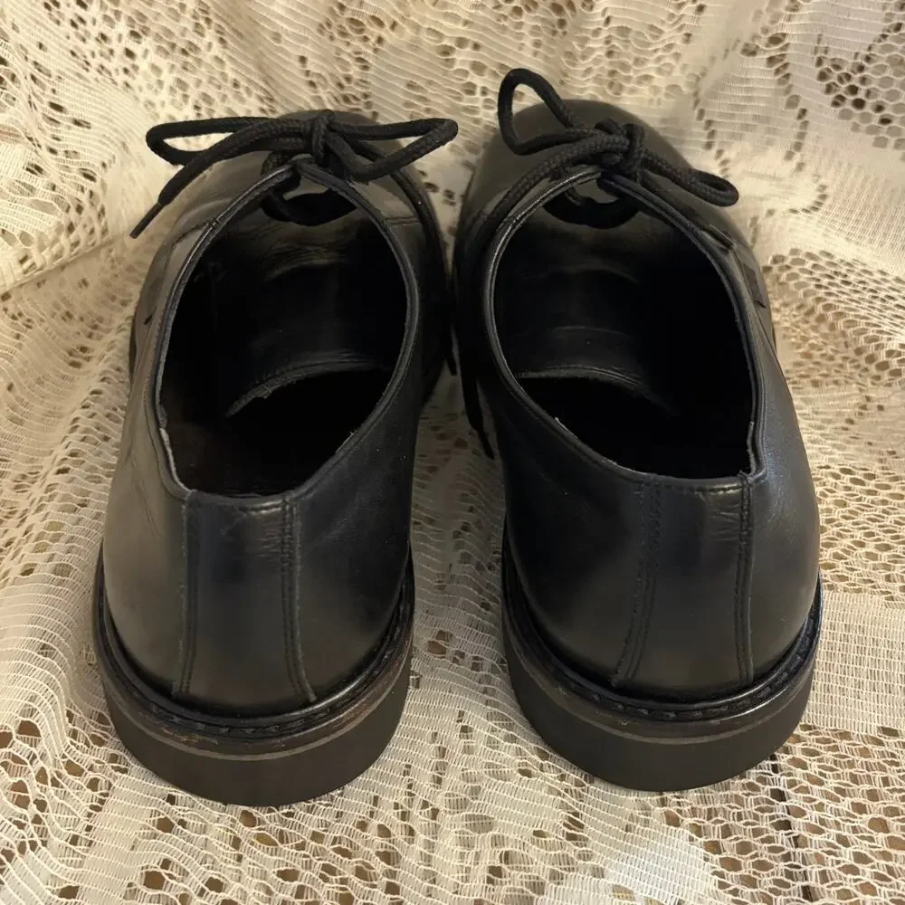 Mephisto Marlon Men's US 11 Black Leather Derby Shoes